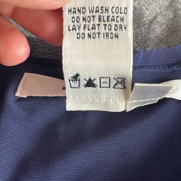 Vintage Max Studio Cowl Neck Sequined Mini Dress size S Navy Blue Prom Party - Picture 10 of 11